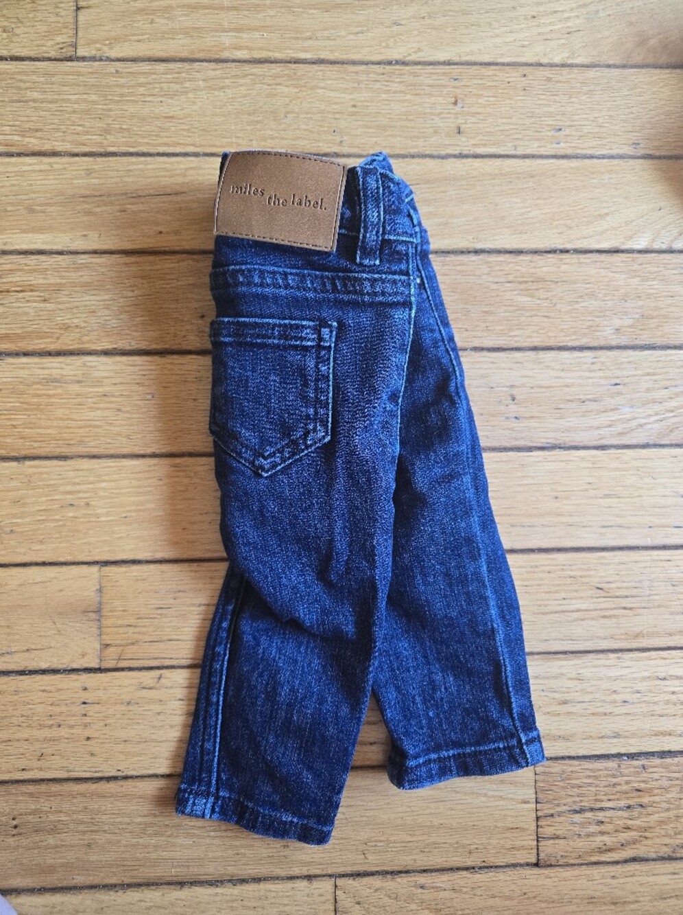 Dark Blue Baby Boy's Jeans Denim Pants